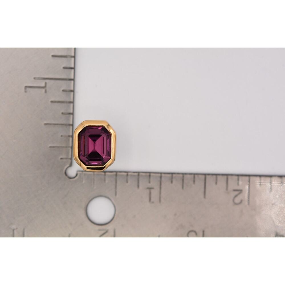 Dior Gold and Purple Earrings - Picture 12 of 12